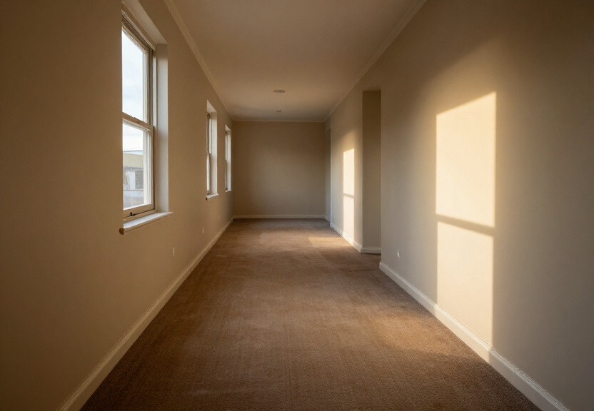 Restored living room in Chatswood home after flood restoration